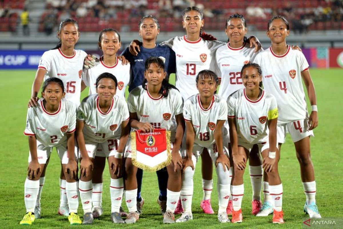 Indonesia Bergabung di Grup C Kualifikasi Piala Asia U-17 Wanita 2026